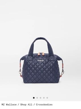 MZ Wallace Navy Small Sutton Deluxe NWOT